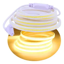 16mts Mangueira Fita Led Cob Ip67 280leds 18w Por Metro Cor Da Luz Branco Quente 3000k Tensão De Operação Escolher 110v Foto  mini 1