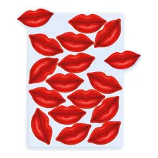 17 Adesivo Decorativo Festa Beijo Dia Das Mães/ Namorados Foto mini 1