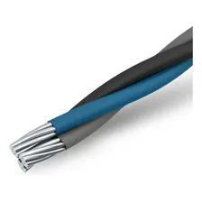 175 Metros Cabo Aluminio Triplex 16mm As 3 Vias Encapadas Cor Vias Preto Cinza E O Neutro Azul 127/220v Foto mini 1