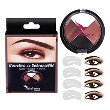 18 Kit Para Sobrancelhas Atacado Sombras Iluminador Fixador Cor 3 Tons Foto mini 1