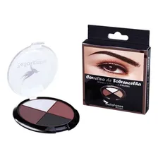 18 Kit Para Sobrancelhas Atacado Sombras Iluminador Fixador Cor 3 Tons Foto mini 3