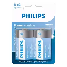 18 Pilhas Alcalinas D Philips (9 Cart) Foto mini  2