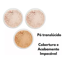 18 Pó Facial Translúcidos Microfinish Playboy Pb-1033 Cor Bege Tom Dourado Foto mini  2