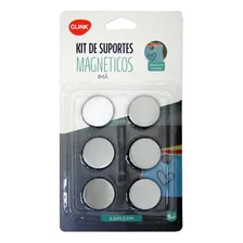 18 Un Imã Magnéticos Metal Suportes Para Geladeira Recados CÃrculo Foto mini 2