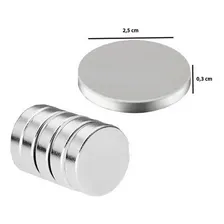 18 Un Imã Magnéticos Metal Suportes Para Geladeira Recados CÃrculo Foto mini 4