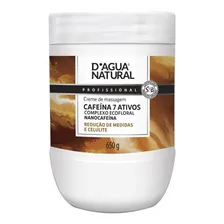 18un Creme Massagem Cafeína 7 Ativos 650g Dagua Natural Foto mini 2