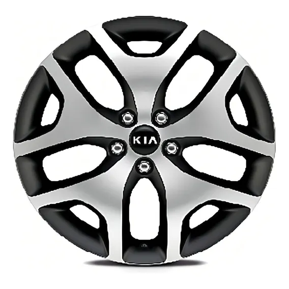 19 Roda de liga leve preta Kia Sportage Foto 1