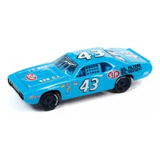 1972 Plymouth Road Runner Stock Car 1/64 - Johnny Lightning Foto mini  2