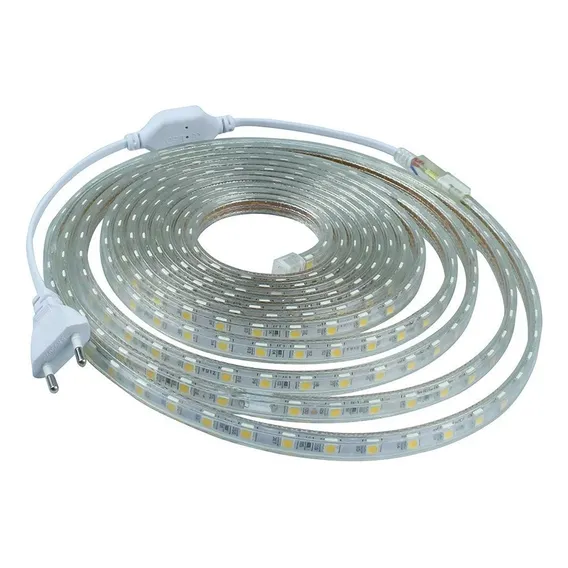 1m Fita Led 110v Branco Frio 6000k Foto 1