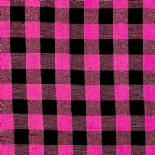 1m Tecido Flanela Xadrez 1,50mt Largura - Pink/preto Foto  mini 1
