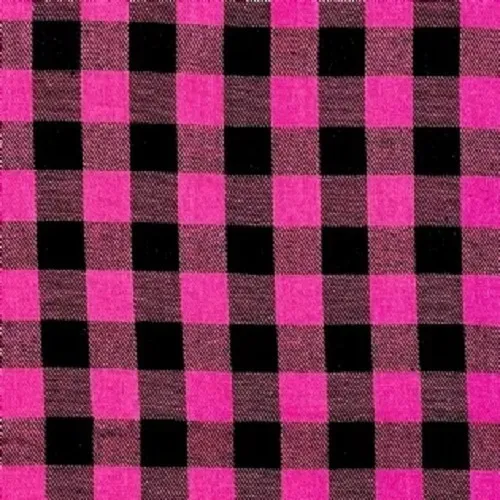 1m Tecido Flanela Xadrez 1,50mt Largura - Pink/preto Foto 1