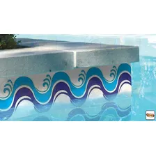 1m X 15cm Faixas Piscina Laminada Brilho Proteção Borda Foto mini 2