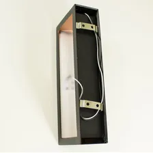 1x Arandela Led Efeito Decorativa Parede Teto 10w 50cm St164 Estrutura Preto 110v Foto mini 4