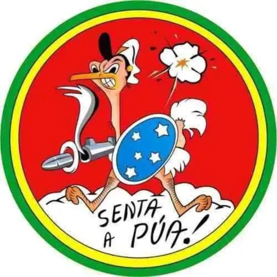 2 Adesivo Decorativo Decorativo Aeronáutica Senta A Pua Feb Cor Colorido Foto 1