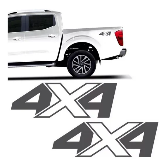 2 Adesivos 4x4 Frontier 2020 Nissan Modelo Foto 1