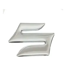 2 Adesivos Cromados Resinados Suzuki Tanque Moto Universal Foto mini  3