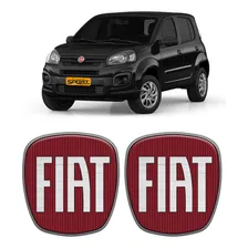 2 Adesivos Para Fiat Uno 2011/2021 Vermelho - Genérico Foto  mini 1