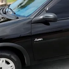 2 Adesivos Super Compatível Corsa 1996/2001 Resinado Cromado Sportinox Foto mini 2