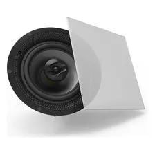 2 Arandela Coaxial Quadrada 6.5 Pol 60w S4 Bsa Alumínio Estrutura Branco 127/220v Foto mini 2