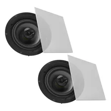 2 Arandela Coaxial Quadrada 6.5 Pol 60w S4 Bsa Alumínio Estrutura Branco 127/220v Foto mini 1