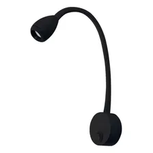 2 Arandela Foco Regulavel Led 3w 3000k Preto Cabeceira Ali29 110V/220V (Bivolt) Foto mini 4