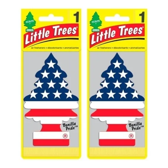 2 Aromatizante Little Trees Vanilla Eua Já Foto 1