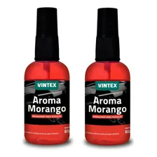 2 Arominha Spray Morango Cheirinho Carro Ambiente Vintex Foto  mini 1
