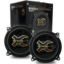2 Auto Falantes 5 Polegadas Triaxial 100wrms Porta Malas Cor Preto Foto mini 1