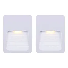 2 Balizador Parede Escada Ip65 Led 2w Branco Quente 3000k 110V/220V Foto  mini 1