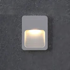2 Balizador Parede Escada Ip65 Led 2w Branco Quente 3000k 110V/220V Foto mini  3