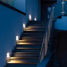 2 Balizador Parede Escada Ip65 Led 2w Branco Quente 3000k 110V/220V Foto mini 4