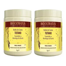 2 Banho De Creme Tutano Hidratação Fortalecedora 1kg Bio Extratus Cor de cabelo todo tipo Fragrância do tratamento suave Foto mini 1