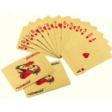 2 Baralho Folheado Poker Truco Cartas Jogo Do Dourado Foto mini 2