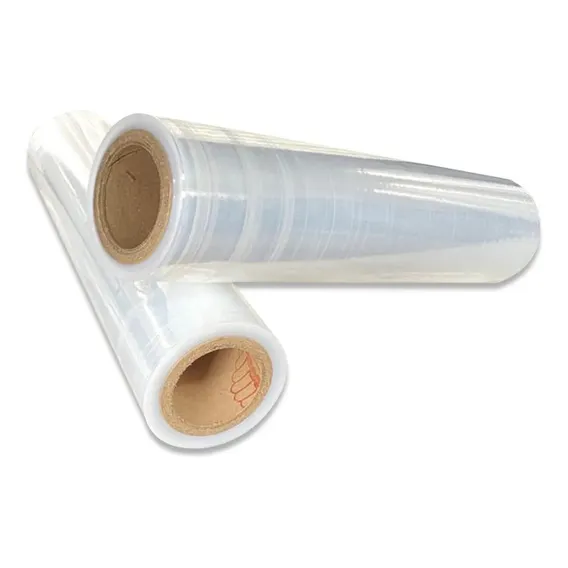 2 Bobinas Filme Stretch 500x0,25 Virgem - 2 Rolos Foto 1