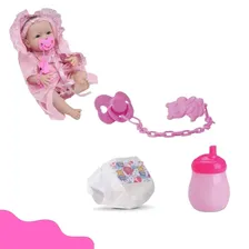2 Bonecas Reborn (new Born) Faz Xixi + Dengo Menina Foto mini 4