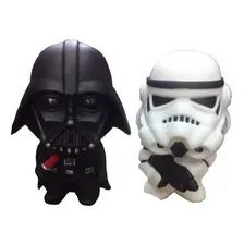 2 Bonecos Star Wars Darth Vader + Stormtrooper 10cm Foto mini 1