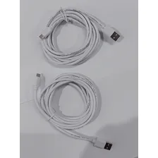2 Cabo Usb P/ Carregar Controle S/fio Ps4 Xbox One 3 Metros Foto mini  2
