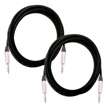 2 Cabos Balanceado Santo Angelo & Neutrik P10 Stereo - 2 Mts Foto mini 1