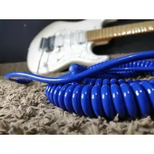 2 Cabos Espiral P/ Guitarra 9 Metros P10 90° + Palheta Foto mini 3