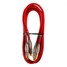 2 Cabos Rca 1 Metro + 2 Cabos Y 30 Cm Blindado Automotivo Foto mini 4