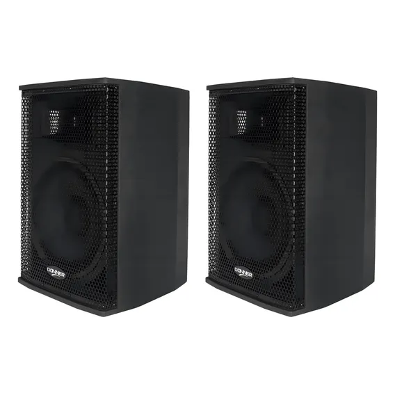 2 Caixas De Som Acústica Passiva Donner Dn15p 175wrms Cor Preto 110v/220v Foto 1