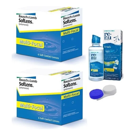 2 Caixas Lentes De Contato Soflens® Multifocal / Presbiopia Grau Cilíndrico Informe Os Graus Desejados No Chat Foto 1