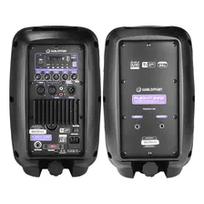 2 Caixas Som 8pol Fk240x Waldman Ativa + Passiva E 2 Tripés Cor Preto 110/220v Foto mini 3
