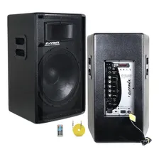 2 Caixas Som Ativa E Passiva 600w Bluetooth Driver Titanio Cor Preto 110v/220v Foto mini 4