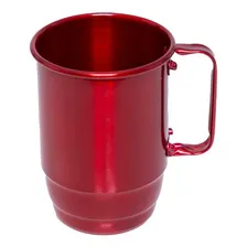 2 Canecas AlumÃnio Vermelha Universitária Capacidade 500ml Foto mini 3