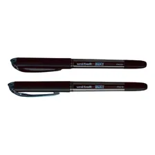 2 Caneta Uni Ball Boxy Ub-150-g Preta Roller Ball Foto mini  2