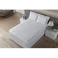 2 Capa De Colchão Impermeável Casal Queen Size Cor Branco Foto mini 3