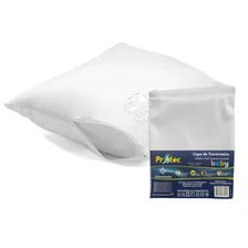 2 Capa Protetora Travesseiro Berço Impermeável Zíper 30x40 Matelado Foto  mini 1