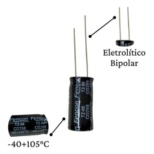 2 Capacitor Corneta 47x100 + 2 Capacitor Sup Tweeter 2m2x250 Foto mini  2