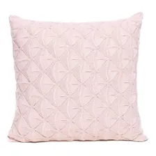 2 Capas Almofada De Tricô 45x45 Para Sofá Ou Cama Em Tricot Cor Capas almofadas sofá rosa Trança Foto mini  2